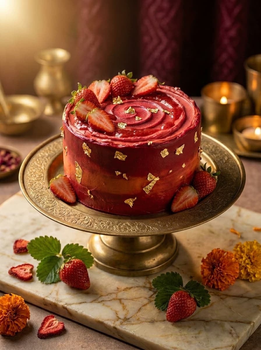 Strawberry at Sahara Bakery, Rewari